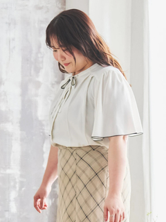 Re-J＆SUPURE(リジェイ＆スプル) |【Komachiコラボ】［3WAY］ボウタイブラウス