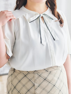 Re-J＆SUPURE(リジェイ＆スプル) |【Komachiコラボ】［3WAY］ボウタイブラウス