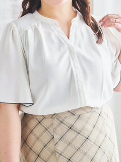 Re-J＆SUPURE(リジェイ＆スプル) |【Komachiコラボ】［3WAY］ボウタイブラウス