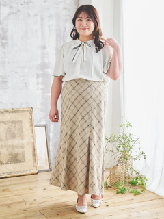 Re-J＆SUPURE(リジェイ＆スプル) |【Komachiコラボ】［3WAY］ボウタイブラウス