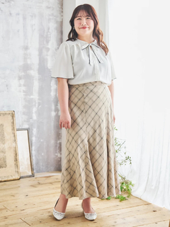 Re-J＆SUPURE(リジェイ＆スプル) |【Komachiコラボ】［3WAY］ボウタイブラウス