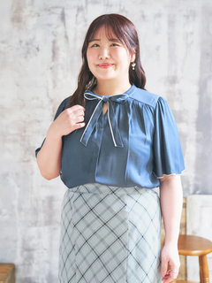 Re-J＆SUPURE(リジェイ＆スプル) |【Komachiコラボ】［3WAY］ボウタイブラウス