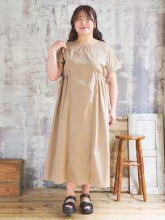 Re-J＆SUPURE(リジェイ＆スプル) |【Komachiコラボ】サイドリボンシャツワンピース