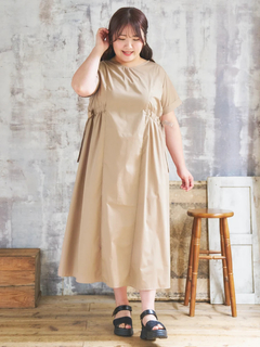 Re-J＆SUPURE(リジェイ＆スプル) |【Komachiコラボ】サイドリボンシャツワンピース