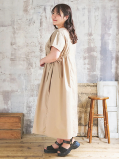 Re-J＆SUPURE(リジェイ＆スプル) |【Komachiコラボ】サイドリボンシャツワンピース