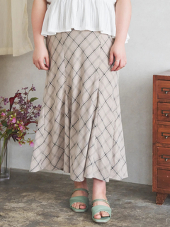 Re-J＆SUPURE(リジェイ＆スプル) |【Komachiコラボ】チェックマーメイドスカート