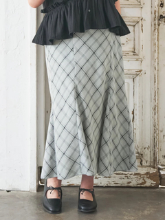 Re-J＆SUPURE(リジェイ＆スプル) |【Komachiコラボ】チェックマーメイドスカート