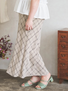 Re-J＆SUPURE(リジェイ＆スプル) |【Komachiコラボ】チェックマーメイドスカート