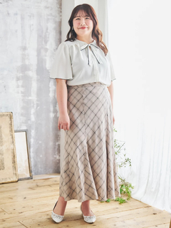 Re-J＆SUPURE(リジェイ＆スプル) |【Komachiコラボ】チェックマーメイドスカート