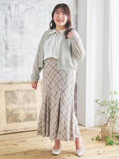 Re-J＆SUPURE(リジェイ＆スプル) |【Komachiコラボ】チェックマーメイドスカート