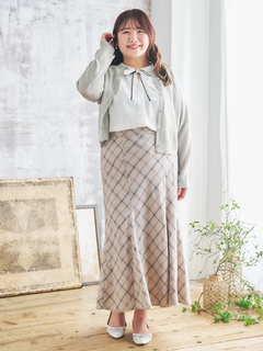 Re-J＆SUPURE(リジェイ＆スプル) |【Komachiコラボ】チェックマーメイドスカート