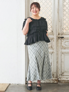 Re-J＆SUPURE(リジェイ＆スプル) |【Komachiコラボ】チェックマーメイドスカート