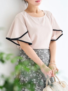 テレコマルチラメボーダータンクトップ（大きいサイズ・ぽっちゃり女子