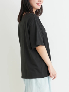 Re-J＆SUPURE(リジェイ＆スプル) |【接触冷感】ラメロゴ刺繍Tシャツ