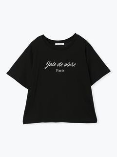 Re-J＆SUPURE(リジェイ＆スプル) |【接触冷感】ラメロゴ刺繍Tシャツ