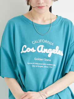 Re-J＆SUPURE(リジェイ＆スプル) |【接触冷感】サガラ刺繍ロゴTシャツ