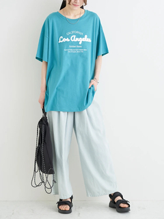 Re-J＆SUPURE(リジェイ＆スプル) |【接触冷感】サガラ刺繍ロゴTシャツ