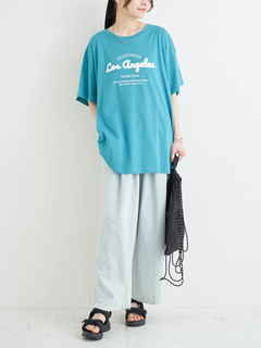 Re-J＆SUPURE(リジェイ＆スプル) |【接触冷感】サガラ刺繍ロゴTシャツ