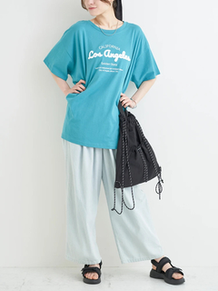 Re-J＆SUPURE(リジェイ＆スプル) |【接触冷感】サガラ刺繍ロゴTシャツ