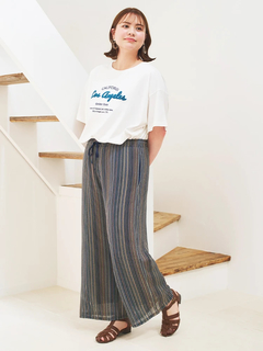 Re-J＆SUPURE(リジェイ＆スプル) |【接触冷感】サガラ刺繍ロゴTシャツ
