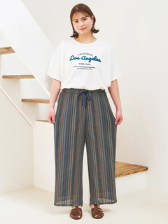 Re-J＆SUPURE(リジェイ＆スプル) |【接触冷感】サガラ刺繍ロゴTシャツ