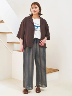Re-J＆SUPURE(リジェイ＆スプル) |【接触冷感】サガラ刺繍ロゴTシャツ