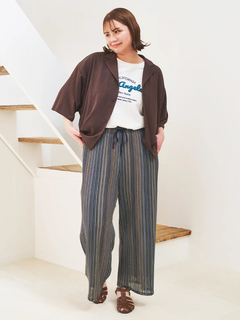 Re-J＆SUPURE(リジェイ＆スプル) |【接触冷感】サガラ刺繍ロゴTシャツ