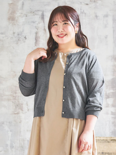 Re-J＆SUPURE(リジェイ＆スプル) |【Komachiコラボ】ラメシアークルーカーデ