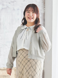 Re-J＆SUPURE(リジェイ＆スプル) |【Komachiコラボ】ラメシアークルーカーデ