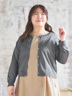 Re-J＆SUPURE(リジェイ＆スプル) |【Komachiコラボ】ラメシアークルーカーデ