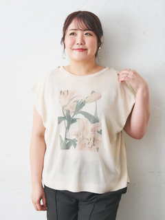 Re-J＆SUPURE(リジェイ＆スプル) |【Komachiコラボ】フラワープリントニット