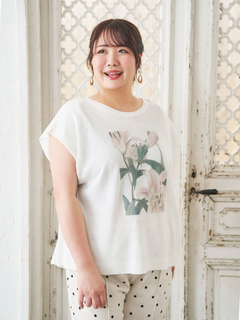 Re-J＆SUPURE(リジェイ＆スプル) |【Komachiコラボ】フラワープリントニット