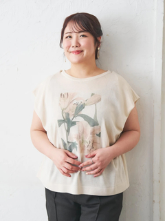 Re-J＆SUPURE(リジェイ＆スプル) |【Komachiコラボ】フラワープリントニット