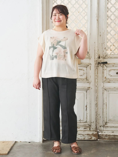 Re-J＆SUPURE(リジェイ＆スプル) |【Komachiコラボ】フラワープリントニット