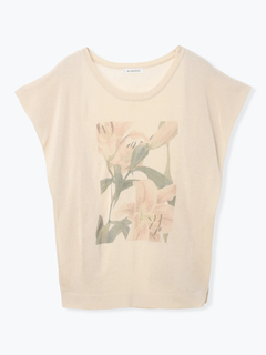 Re-J＆SUPURE(リジェイ＆スプル) |【Komachiコラボ】フラワープリントニット