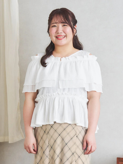 Re-J＆SUPURE(リジェイ＆スプル) |【Komachiコラボ】［4WAY］フリルプルオーバー