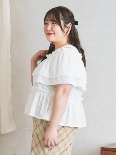 Re-J＆SUPURE(リジェイ＆スプル) |【Komachiコラボ】［4WAY］フリルプルオーバー