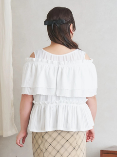 Re-J＆SUPURE(リジェイ＆スプル) |【Komachiコラボ】［4WAY］フリルプルオーバー