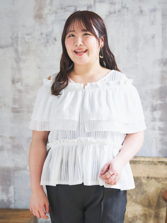 Re-J＆SUPURE(リジェイ＆スプル) |【Komachiコラボ】［4WAY］フリルプルオーバー