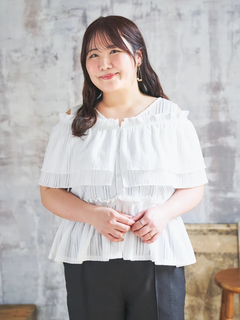 Re-J＆SUPURE(リジェイ＆スプル) |【Komachiコラボ】［4WAY］フリルプルオーバー