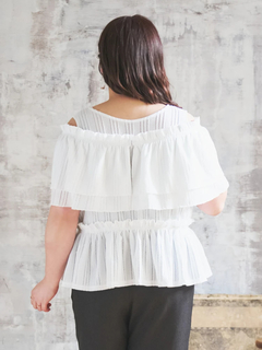 Re-J＆SUPURE(リジェイ＆スプル) |【Komachiコラボ】［4WAY］フリルプルオーバー