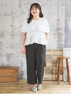 Re-J＆SUPURE(リジェイ＆スプル) |【Komachiコラボ】［4WAY］フリルプルオーバー