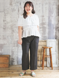 Re-J＆SUPURE(リジェイ＆スプル) |【Komachiコラボ】［4WAY］フリルプルオーバー