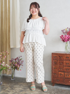 Re-J＆SUPURE(リジェイ＆スプル) |【Komachiコラボ】［4WAY］フリルプルオーバー