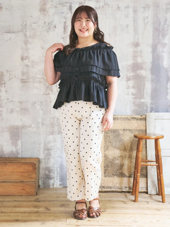 Re-J＆SUPURE(リジェイ＆スプル) |【Komachiコラボ】［4WAY］フリルプルオーバー