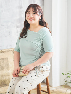 Re-J＆SUPURE(リジェイ＆スプル) |【Komachiコラボ】オフショルドロストプルオーバー