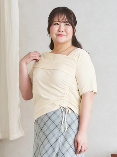 Re-J＆SUPURE(リジェイ＆スプル) |【Komachiコラボ】オフショルドロストプルオーバー