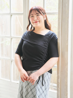 Re-J＆SUPURE(リジェイ＆スプル) |【Komachiコラボ】オフショルドロストプルオーバー