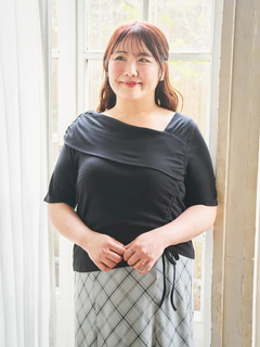 Re-J＆SUPURE(リジェイ＆スプル) |【Komachiコラボ】オフショルドロストプルオーバー