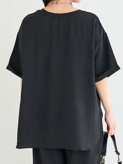 Re-J＆SUPURE(リジェイ＆スプル) |シボサテン転写プリントTシャツ